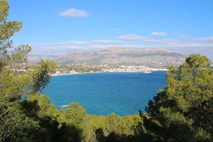 Vue du port depuis les remparts du Chateau Santa Barbara
